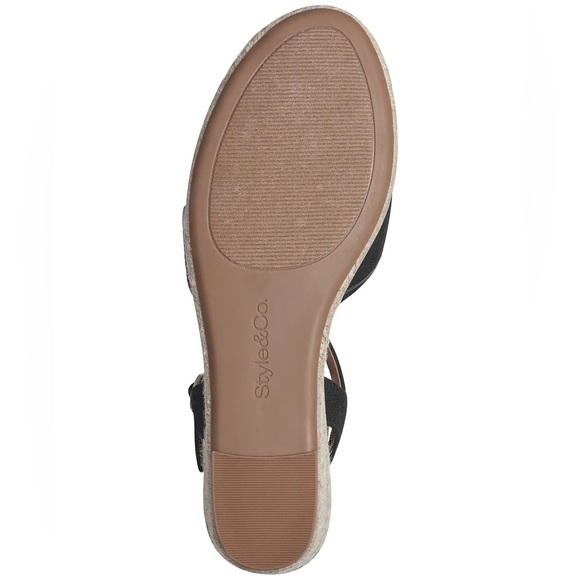 Style & Co Women's Leahh Strappy Espadrille Wedge Sandals - Picture 6 of 12